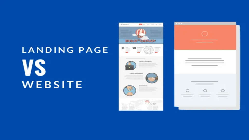 Difference between Landing page vs Website